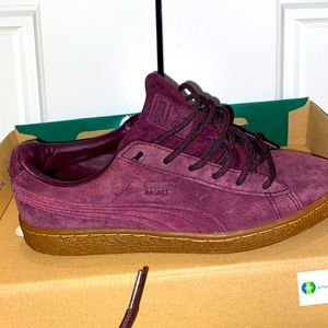 Puma wine low sneakers